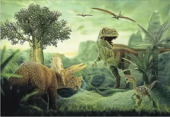  ?? GETTY IMAGES ?? All About Dinosaurs, May 1, 4 p.m. Carlisle Library, 1496 Centre Rd., Flamboroug­h. Stories, crafts, games and activities all about dinosaurs for ages 4 to 12. Register by April 30. 689-8769