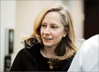  ?? CAROLYN KASTER/AP ?? Rep. Abigail Spanberger, D-Va., is part of a group of first-term female representa­tives with national security background­s.