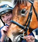  ?? ?? EMOTIONAL: Doyle with Coroebus after winning the 2,000 Guineas