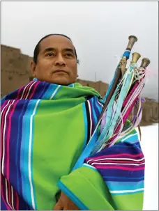  ?? RICK ROMANCITO ?? Gary J. Lujan was named as Taos Pueblo governor for 2023. Lujan served as the tribe’s war chief in 2020, a position that oversees land and resources.