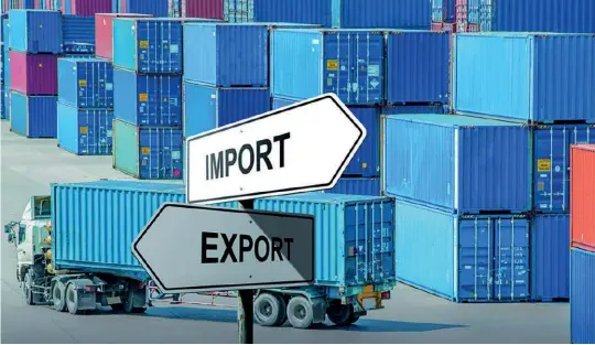  ?? ?? ▲ Exports were up in February 2024, totalling E3.294 billion compared to 3.208 billion in January 2024.