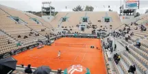  ?? CHARLES PLATIAU/REUTERS ?? Com plateia. Roland Garros vai ter o calor dos torcedores