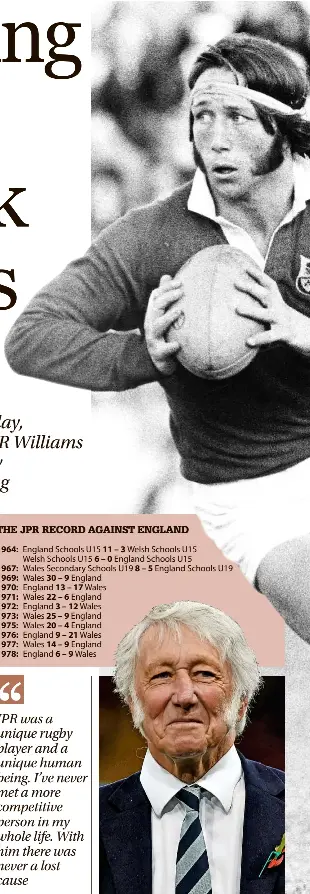 ‘All-conquering JPR was the best full-back the game has ever seen ...
