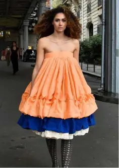  ?? ?? 22-year-old Jasmine Ryle from Tralee pictured modelling in a Paris Fashion Week event.
