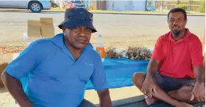  ?? Photo: Sampras Anand ?? Vendors of Labasa Market continue to earn a living even on a public holiday (Easter Monday) and shared sentiments of an enjoyable Easter festivitie­s.