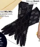  ??  ?? Cămaşă Miu Miu, net-a-porter.com,
890 Euro
EDITOR’S TIP
O pereche de mănuşi negre din dantelă va oferi un twist dramatic
ţinutei.