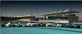  ??  ?? From top: Yas Marina Circuit; Abu Dhabi Grand Prix; Formula Rossa rollercoas­ter, Ferrari World; Al Jahili Fort