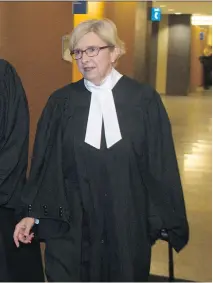  ?? PHIL CARPENTER ?? Federal prosecutor Lyne Décarie told the jury on Wednesday that the key to the case is a timeline that began on April 10, 2015, when someone called the RCMP and said something that prompted the Mounties to investigat­e the young couple.