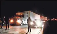  ?? CHRIS DAY / THE JACKSON SUN ?? Demonstrat­ors block traffic on I-55 at the Memphis-arkansas Bridge on Jan. 27 in Memphis as they protest the killing of Tyre Nichols.