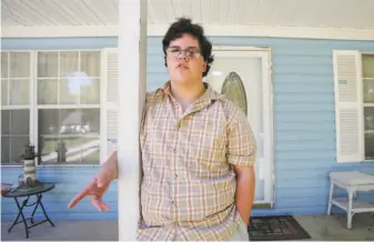  ?? Steve Helber / Associated Press 2016 ?? The court has opted not to rule whether Gavin Grimm, a transgende­r high school student in Gloucester, Va., has a right to use the bathroom of his chosen gender, not biological birth.