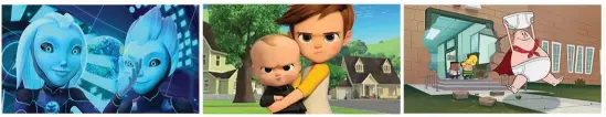  ??  ?? From left: 3 Below, The Boss Baby: Back in Business, The Epic Tales of Captain Underpants