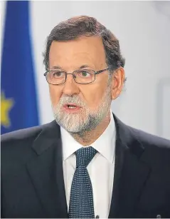  ?? Picture: AP. ?? Spain’s prime minister Mariano Rajoy.