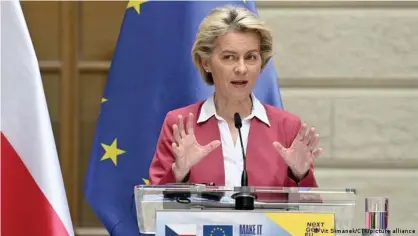  ??  ?? Von der Leyen said that, if verified, the details in the reports were 'completely unacceptab­le'