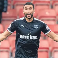  ??  ?? Dundee defender Steven Caulker.