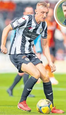  ?? ?? St Mirren starlet Dylan Reid is going through a process to improve him at the Buddies say boss Robinson (inset above)