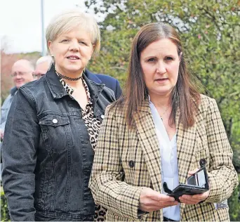  ?? ?? Personal loss Magi and Ann Mackay remember John who died