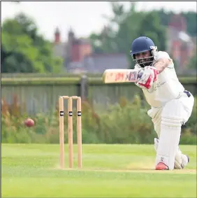  ??  ?? Earl Shilton Town played against Hinckley on Saturday. Earl Shilton opener Hasnain Ali made 74 runs and took 2-52 bowling. Picture: Steve Wells