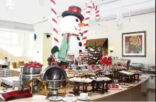  ??  ?? Royale Chulan Bukit Bintang will lay out festive buffet spreads for lunch and dinner this Christmas.