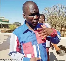  ??  ?? Mr Njabulo Ngwenya