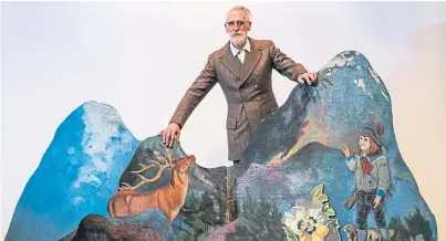  ?? Picture: Wullie Marr. ?? of the Highlands – will go on show from September 15, the museum’s opening day.
John Byrne with the scenery.