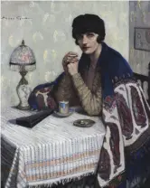  ??  ?? Girl With Cigarette (c.1925) by Agnes Goodsir.