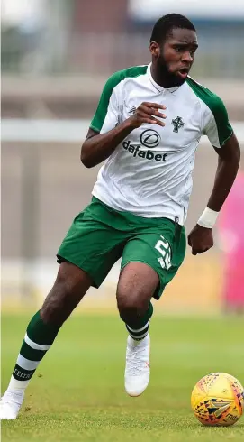  ?? DAVID FITZGERALD/SPORTSFILE ?? Fit-again Odsonne Edouard will be hoping to get among the goals for Celtic against Rosenborg at Parkhead tonight