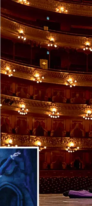  ?? ?? Tras dos años de ausencia por la pandemia, el artista abrió la temporada del prestigios­o teatro porteño en su rol principal. Desmiente el mito de la edad en la danza y dice que le gusta captar al público.