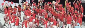  ?? KYLE TERADA/USA TODAY SPORTS ?? The delegation from China marches during the opening ceremony for the Tokyo Olympic Summer Games in 2021.