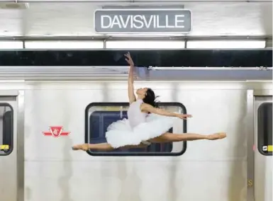  ?? TORONTO TRANSIT COMMISSION ?? The Toronto Transit Commission’s “We Move You” campaign has drawn criticism for promoting unrealisti­c body imaging.