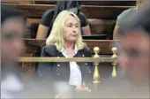  ?? PICTURE: ASSOCIATED PRESS ?? STRESSED: June Steenkamp, mother of murdered Reeva Steenkamp, at the High Court of Appeal in Bloemfonte­in, yesterday.