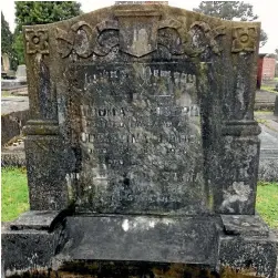  ??  ?? Thomas Ladd must get the credit for calling the council to order, in 1919, regarding the need for a rubbish removal service. He had a successful carrying business in Hamilton and died in 1926 aged only 52. He was buried in Hamilton East Cemetery’s AA2...