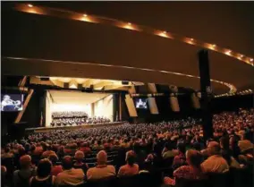  ?? FILE PHOTO ?? The Philadelph­ia Orchestra performs at the Saratoga Performing Arts Center.