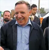  ?? CAPTURE D’ÉCRAN, AGENCE QMI ?? François Legault prend ses distances avec La Meute, dont il estime que le discours frôle le racisme.