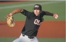  ?? Mark Ylen / Associated Press ?? Oregon State ace Luke Heimlich went undrafted for the second straight year because of a sexual assault conviction when he was 15. He has recanted his admission that he assaulted his niece.