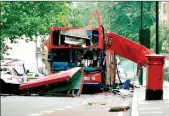  ?? ?? The 7/7 London bombing in Tavistock Square