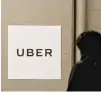  ??  ?? A MAN arrives at the Uber offices in Queens, New York, US on Feb. 2.