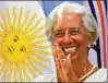  ??  ?? IWF-Chefin Christine Lagarde: Sonnige Lage. Foto: C. Barria