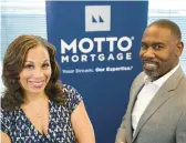  ?? CHARLES REX ARBOGAST/AP ?? Davina Arceneaux, left, and Kelly Jackson opened a Motto Mortgage franchise in 2020 in Oakbrook Terrace, Ill., after considerin­g other options.