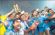  ?? HT FILE PHOTO ?? Indian team celebratin­g their win at the 2016 Junior Men’s Hockey World Cup at Lucknow.