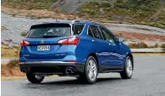  ??  ?? The Equinox’s powerful engine is complement­ed nicely by its handling characteri­stics.