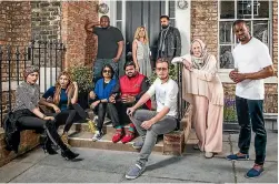  ?? BBC ?? Abdul Haqq, right, an associate of a radical Islamist preacher, was a controvers­ial inclusion in the cast of Muslims Like Us. Haqq has defended Islamist beheadings of Westerners, and says he would like to go to Syria to fight with Islamic State.