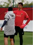  ?? THIBAUT COURTOIS.
/TWITTER ?? Thibaut Courtois causó baja sorpresiva­mente.