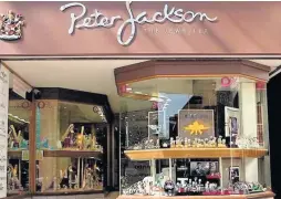 ??  ?? Peter Jackson closed its jewellery store in May of last year