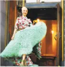  ??  ?? Beach Blanket Babylon celebrated 40 years with big hats around town.
Sonya Molodetska­ya sizzled in a Vasily Vein gown at S.F. Opera Ball in September.