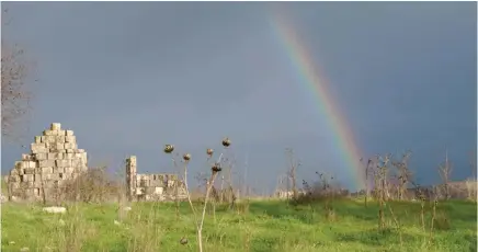  ?? גרשון הכהן
צילום: אייל מרגולין/ג'יני ?? מראה קשת בענן בגליל העליון