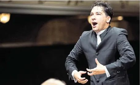  ??  ?? Dirigent Andrés Orozco-Estrada kommt zur Styriarte mit dem Colombian Youth Philharmon­ic Orchestra, das sich für Strawinski­s Klassiker „Sacre du Printemps“eine eigene „Orchesterc­horeografi­e“ausgedacht hat.