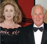  ??  ?? Rancour: Lord and Lady Wolfson in 2000 and (right) Lady Judge