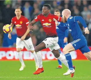 ?? GEOFF CADDICK/GETTY-AFP ?? In the first three matches under Solskjaer, midfielder Paul Pogba, center, tallied four goals and three assists.