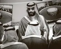  ?? New York Times file photo ?? Saudi Arabian Crown Prince Mohammed bin Salman viewed journalist Jamal Khashoggi as a threat, a U.S. report concluded.