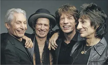  ?? Mark Seliger Epix ?? BANDMATES Charlie Watts, left, Keith Richards, Mick Jagger and Ronnie Wood are profiled in a new series.